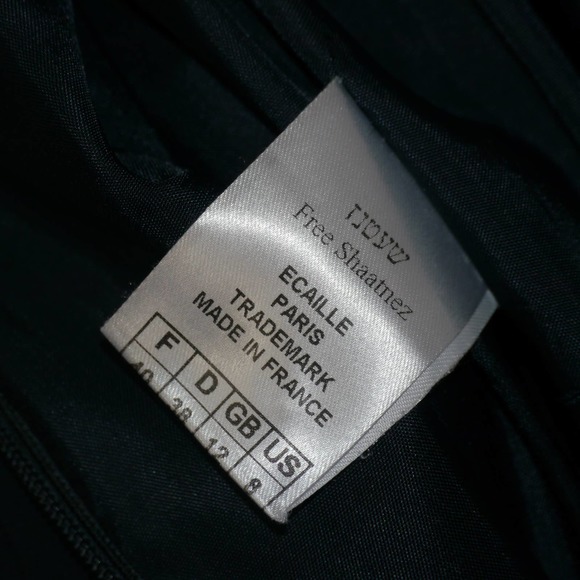 ECAILLE Paris Sleeveless Blue Bodycon Size 40 - Picture 12 of 12